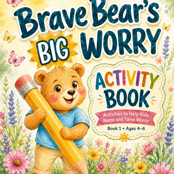 Brave Bear's Big Worry Activity Book cover